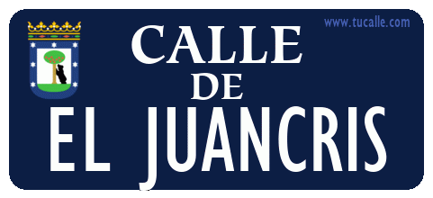 cartel_de_calle-de-El JuanCris_en_madrid_antiguo